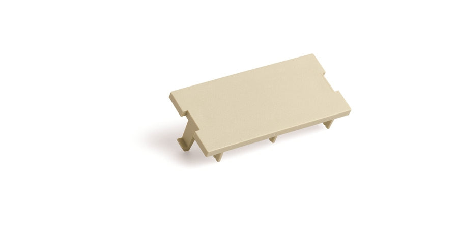 M30 Flexible Faceplate Blank Adapter Housing, lvory.