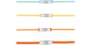 Orange, cable identification sleeve for 3mm simplex fiber cable