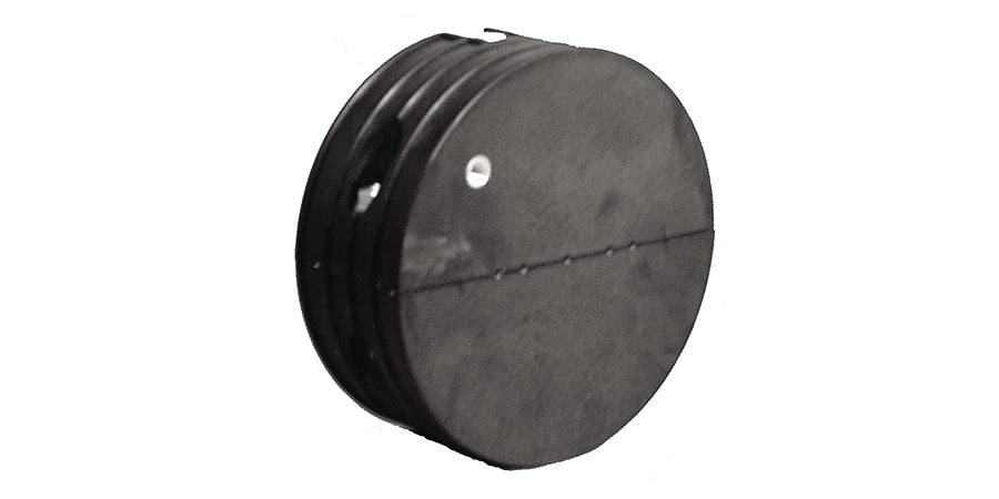 ARMADILLO Drillable End Plate Kits with Ground Only, 4" Dia 2 Section