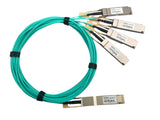 QSFP-DD 400G to 4x QSFP56 Active Optical Breakout Cable 3m Length