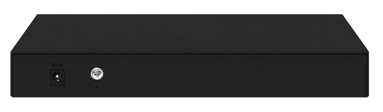 RB10-802S-PSE 8x 100M/1G/2.5G Ethernet port switch + 2x 1G/10G SFP+ uplink slots, high power PoE++ 125W budget