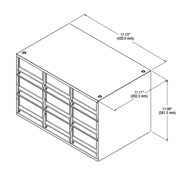 T-ST9 - 9-Drawer Cabinet