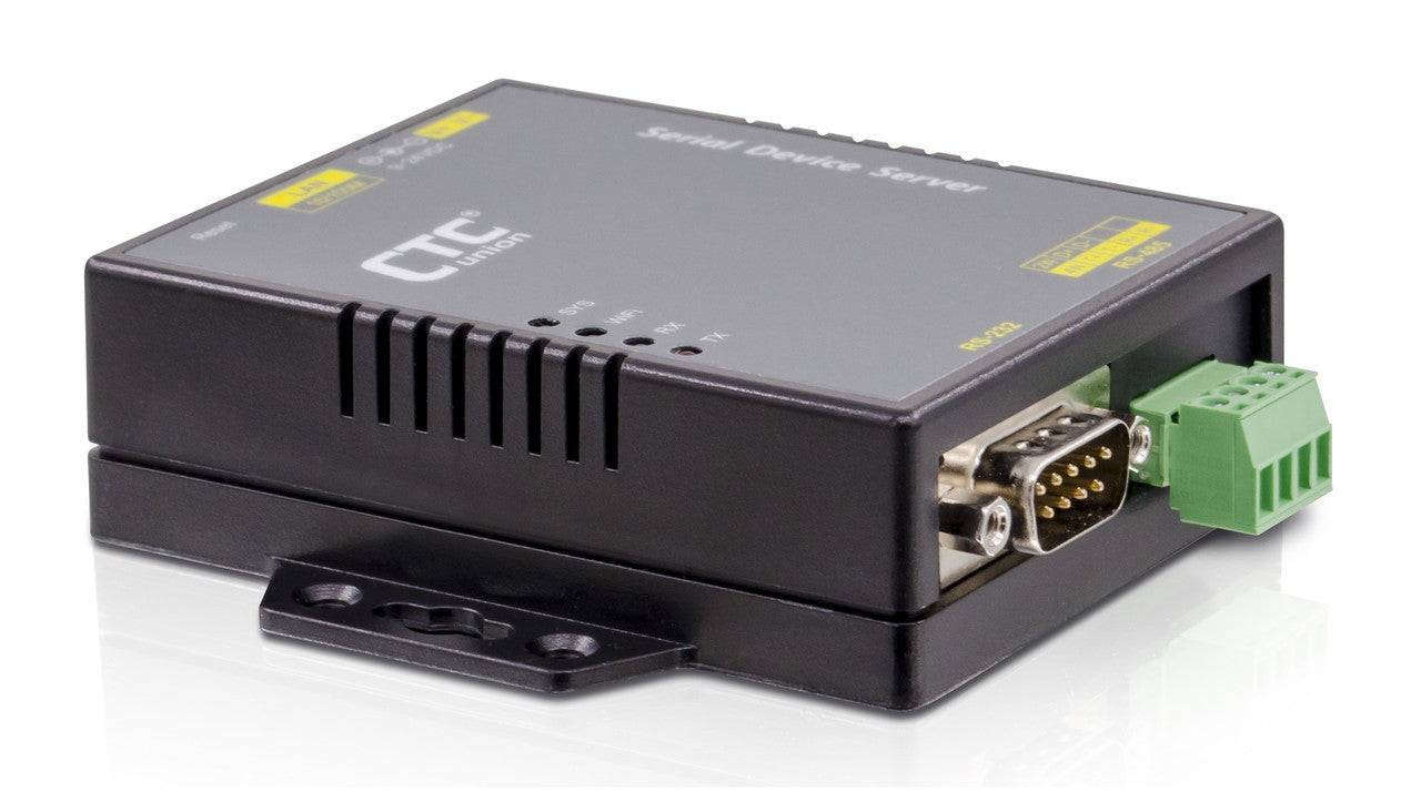 STE211W 2 port serial RS-232 and RS-422/RS-485 to Ethernet IP Wireless Terminal Server