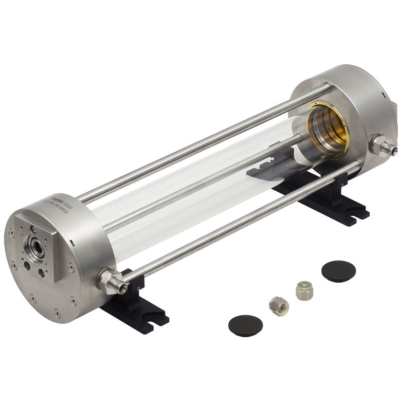 T-HC10L/M-M02 - Herriott Cell for Absorption Spectroscopy, OPL = 10.4 m, 6 mm OD Tube Fittings
