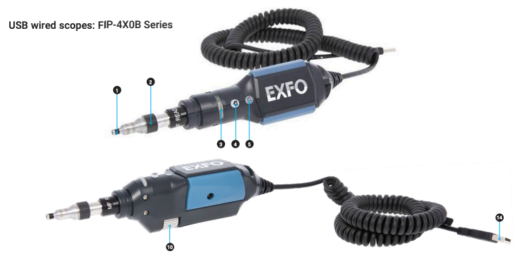 MAXFIPP2XFOAXX EXFO Intelligent Connector & Fiber Certifier 7" Display