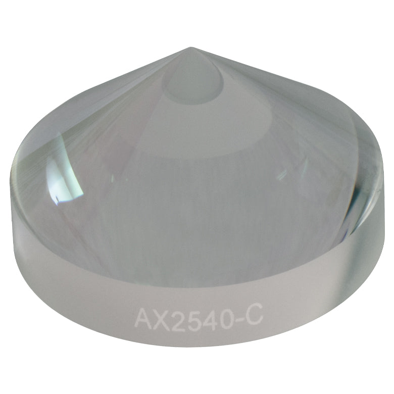 T-AX2540-C - 40.0°, 1050 - 1700 nm AR Coated UVFS, Ø1" (Ø25.4 mm) Axicon