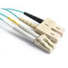 LC-SC Duplex 50/125µm OM3 10Gig Laser Optimized Multimode Patch Cable