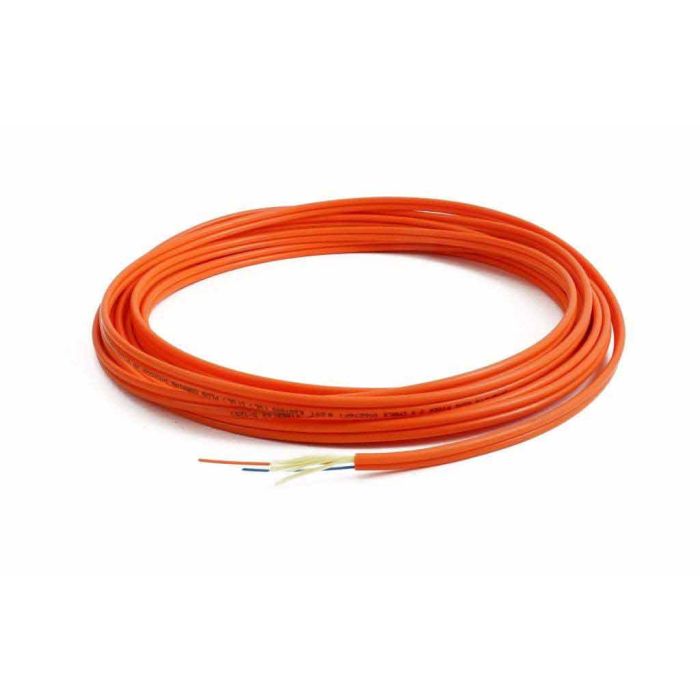 TLC Duplex Cable, 3mm, Multimode, 50/125um, Riser, Orange (per meter)