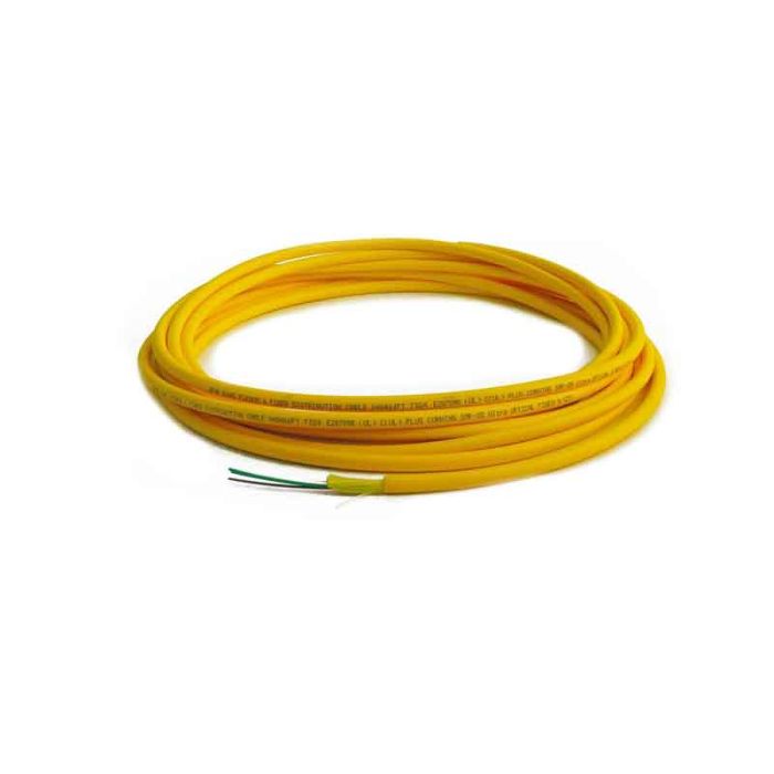 TLC Distribution Cable 2 Fiber Multimode 50/125um (OM3) ClearCurve Plenum Aqua (per meter)