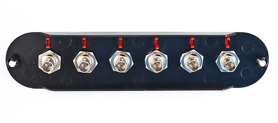 Corning® CCH Adapter Panel 6 ST SM, Ceramic Insert