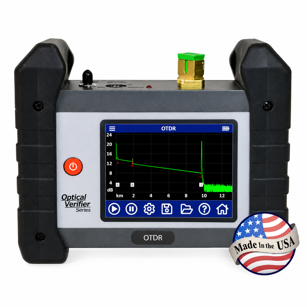 OTDR Singlemode OV-350 OTDR (1310/1550, SC/APC, 32 dB Dynamic Range, PM/VFL)