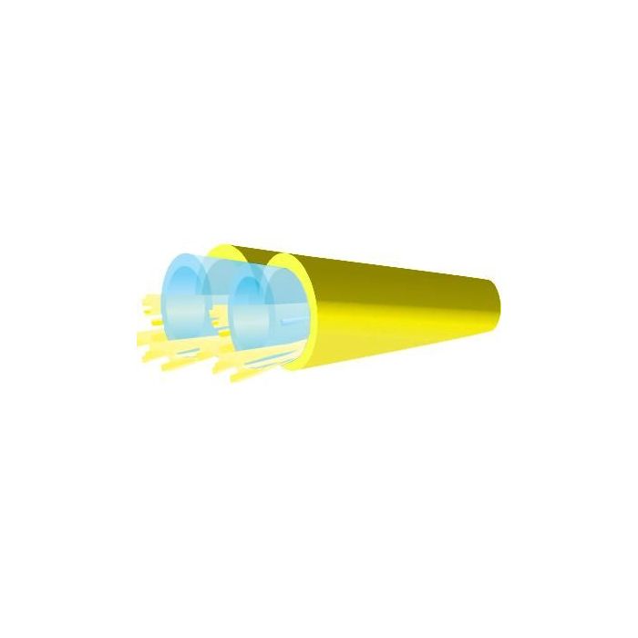 TLC Duplex Furcation Tube Riser Yellow 2mm (per meter)