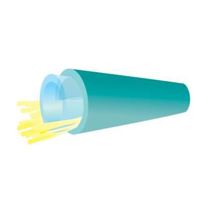 TLC Furcation Tube 2mm/900um Aqua (per meter)