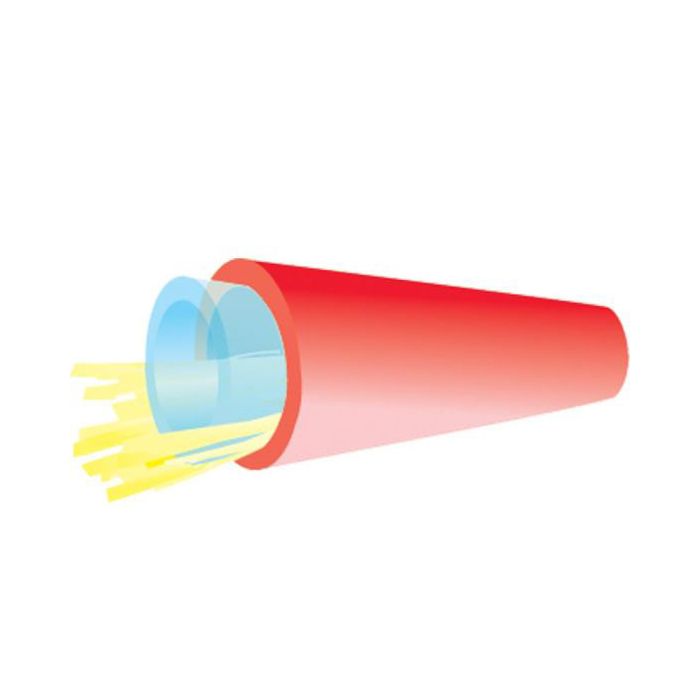 TLC Furcation Tube 3mm Red w/Pull String (per meter)