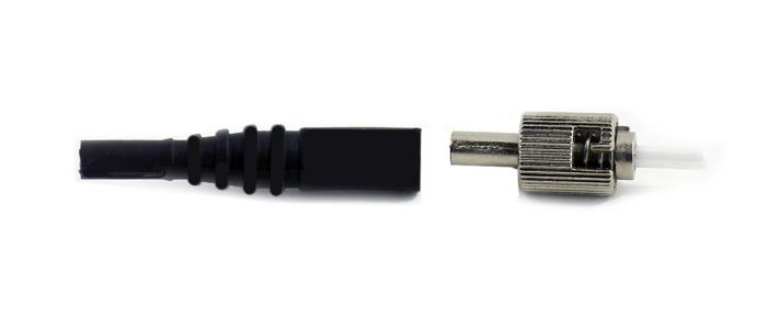 ST Zirconia Ferrule 127µm Multimode Connector, 3mm Boot