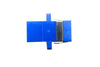 Single Mode SC Mating Sleeve, Polymer Housing, Zirconia Sleeve, Blue Color