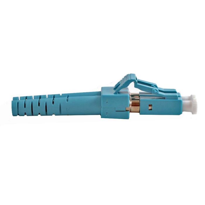 LC Connector Duplex Multimode 3mm Aqua Housing