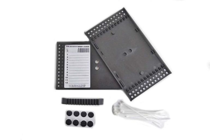 Splice Tray 12 Position Fusion Splice (7"L x 4.25"W x 0.48"H)