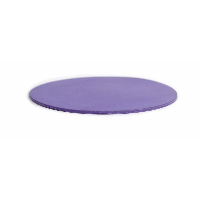 5" Circular Rubber Polishing Pad, 70 Durometer, Purple