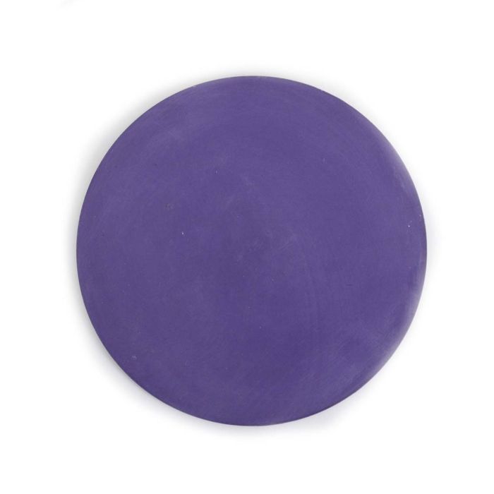 5" Circular Rubber Polishing Pad, 70 Durometer, Purple