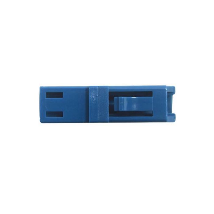 LC Simplex Singlemode Adapter, Blue, No Flange