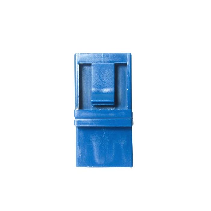 LC Duplex Singlemode Adapter, Zirconia, Blue, No Flange