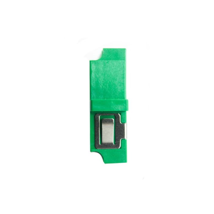 LC Quad Adapter SC Footprint Green Zirconia with Flange