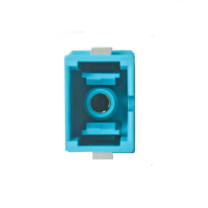 SC Simplex 10Gig Multimode Adapter, Aqua, No Flange