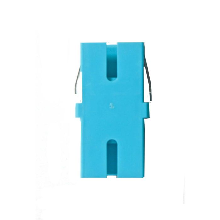 SC Simplex 10Gig Multimode Adapter, Aqua, No Flange