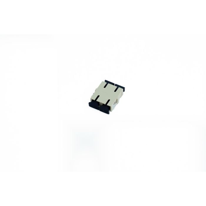 SC Adapter Duplex Beige Multimode - No Flange