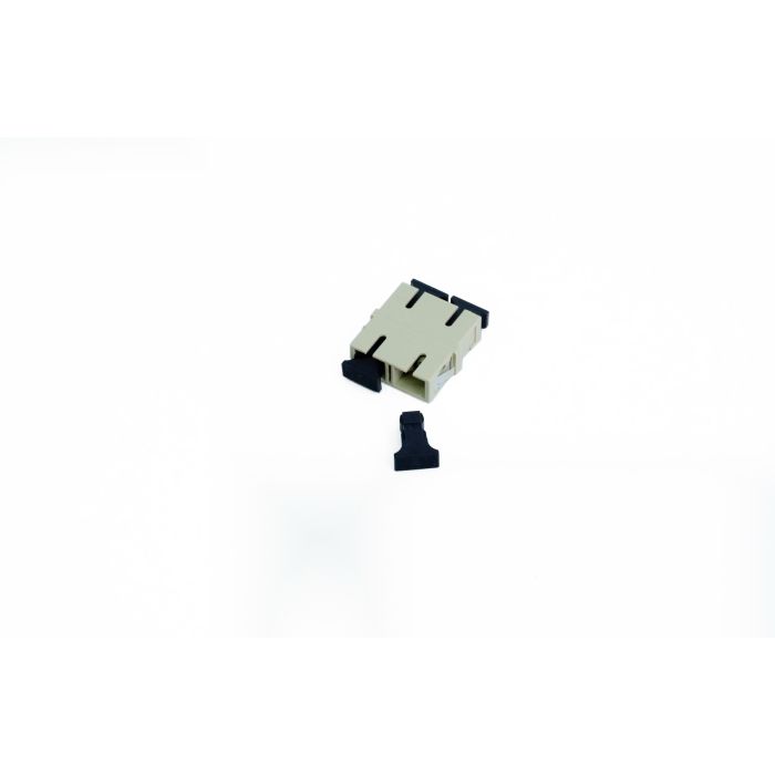 SC Adapter Duplex Beige Multimode - No Flange
