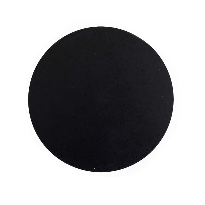 4" Circular Rubber Polishing Pad, 90 Durometer, Black
