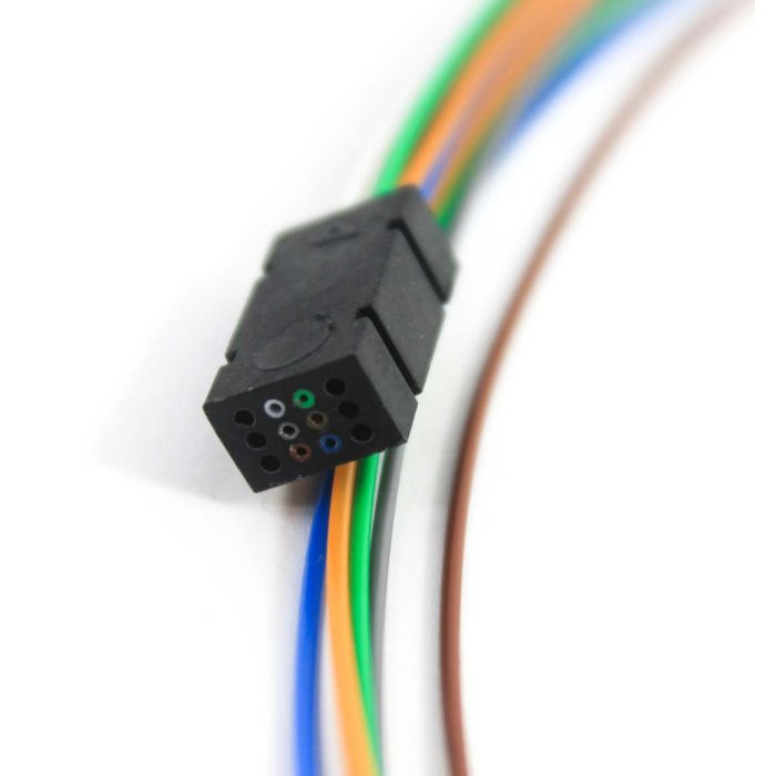 Ribbon/Buffer Tube Fan-Out Kit 6 Fiber Color Coded 36" Tubing Length Accepts 250um