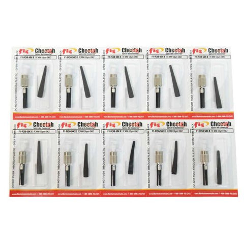 Splice-On Connector Cheetah FC PC Multimode 50um OM2 900um Black 10 Pack