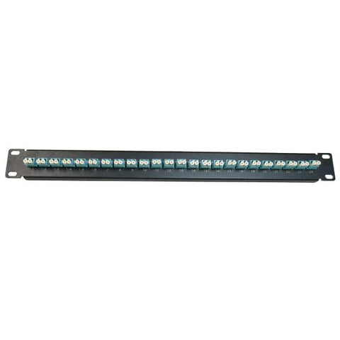 Flush Mount Panel 1RU LC, OM3/OM4 48 ports