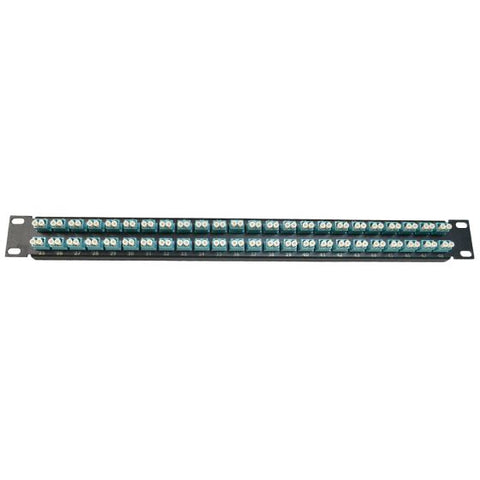 Flush Mount Panel 1RU LC, OM3/OM4 96 ports