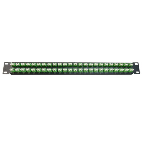 Flush Mount Panel 1RU LC/APC, 96 ports