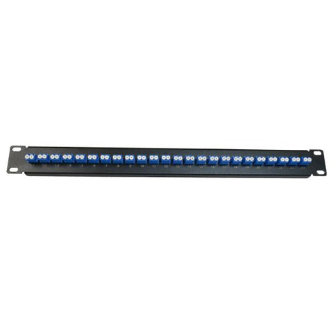 Flush Mount Panel 1RU LC/UPC, 48 ports