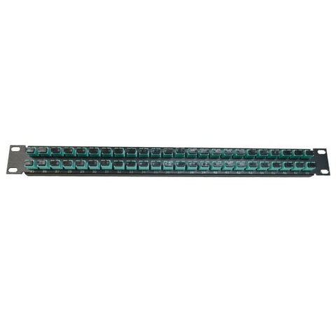 Flush Mount Panel 1RU SC, OM3/OM4 48 ports