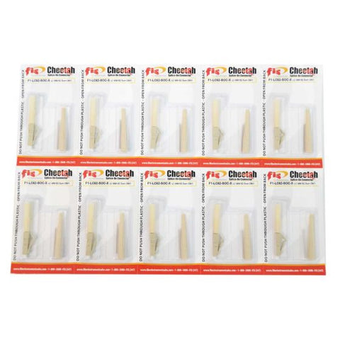 Splice-On Connector Cheetah LC Multimode 62.5um OM1 900um Beige 10 Pack
