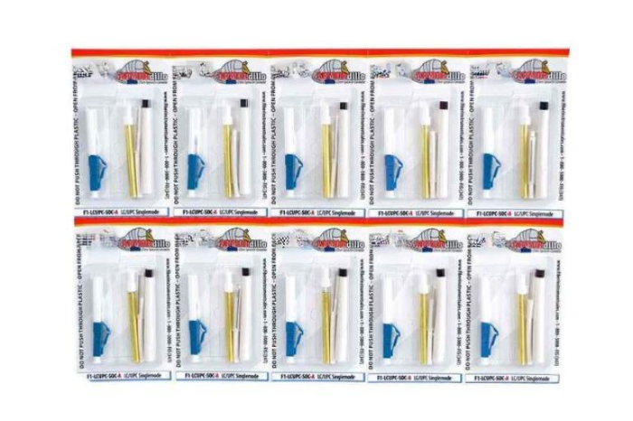 Splice-On Connector Armordillo LC UPC Singlemode 3mm / 2mm / 1.6mm White 100 Pack