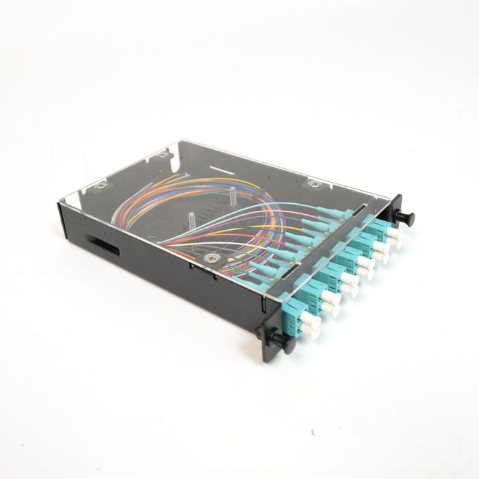 Patch & Splice Cassette Kit, Multimode OM3, LC/PC, 12 Fiber