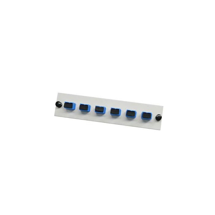 Extended Adapter Plate Singlemode SC/UPC 6 Fiber Off White