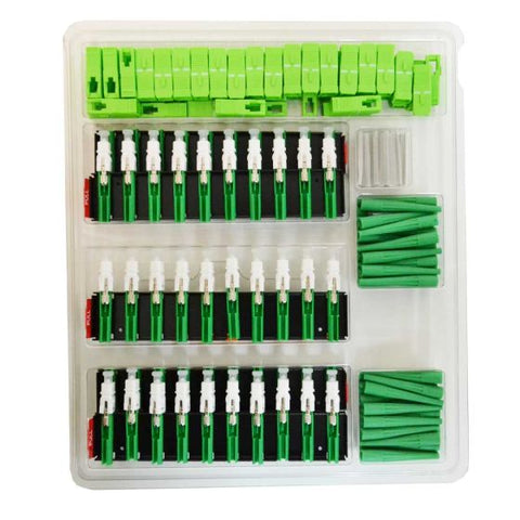 Splice-On Connector Cheetah SC/APC SM SOC 900um Green - 50pk Clamshell