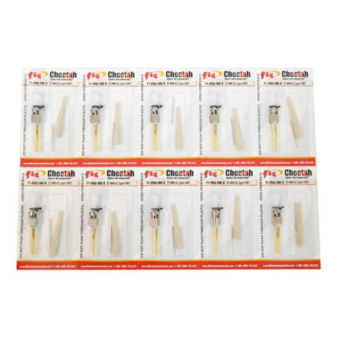 Splice-On Connector Cheetah ST PC Multimode Cheetah 62.5um OM1 900um Beige 10 Pack