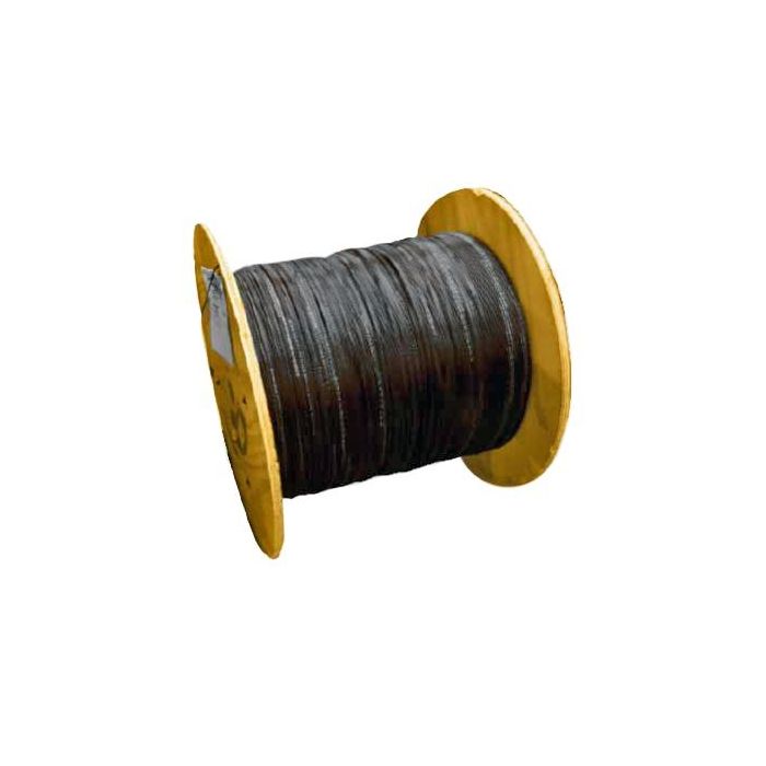 Flat Drop Cable, 2 Fiber, Singlemode, Gel Filled, Polyethylene, Black (per spool)