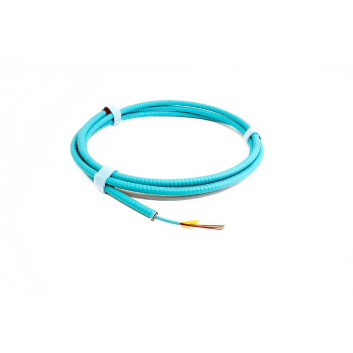 TLC Distribution Cable with Aluminum Interlocking Armor 6 Fiber ClearCurve Multimode 50/125um OM4 Plenum (per meter)