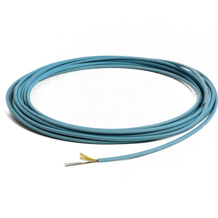 TLC Micro-Distribution Cable 12 Fiber Multimode 50/125um (OM4) ClearCurve Plenum Aqua (per meter)