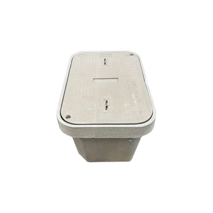 Polymer Concrete Handhole/Vault with Cover, 30"x48"x36", Tier 22
