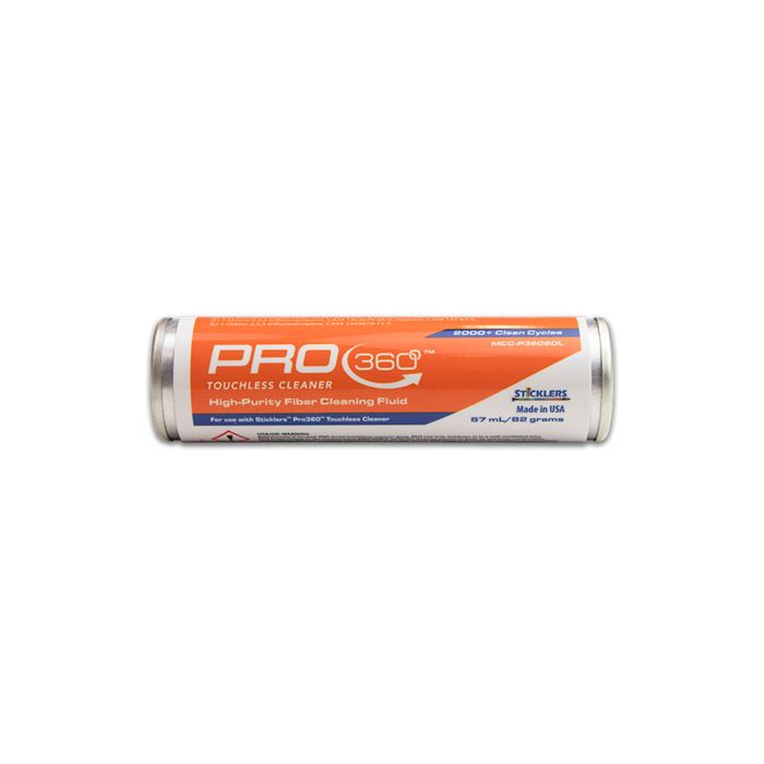Sticklers Pro360 Fiber Optic Fluid Canister, +2000 Cleans
